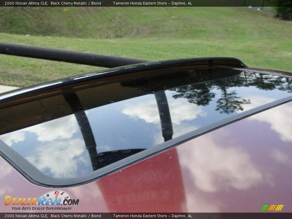 2000 Nissan Altima GLE Black Cherry Metallic / Blond Photo #11