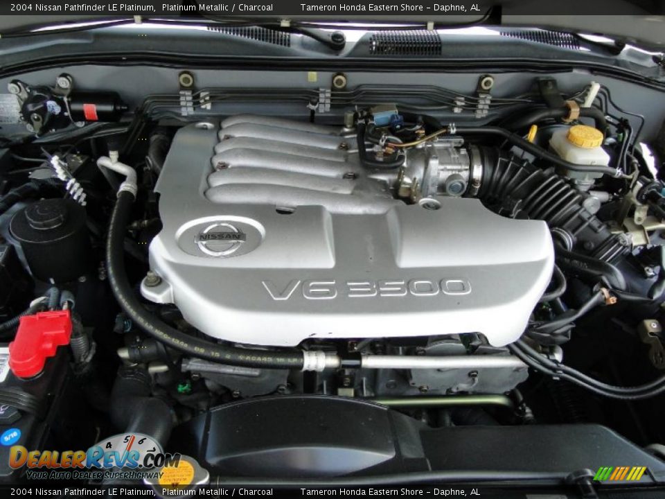 2004 Nissan Pathfinder LE Platinum 3.5 Liter DOHC 24-Valve V6 Engine Photo #34