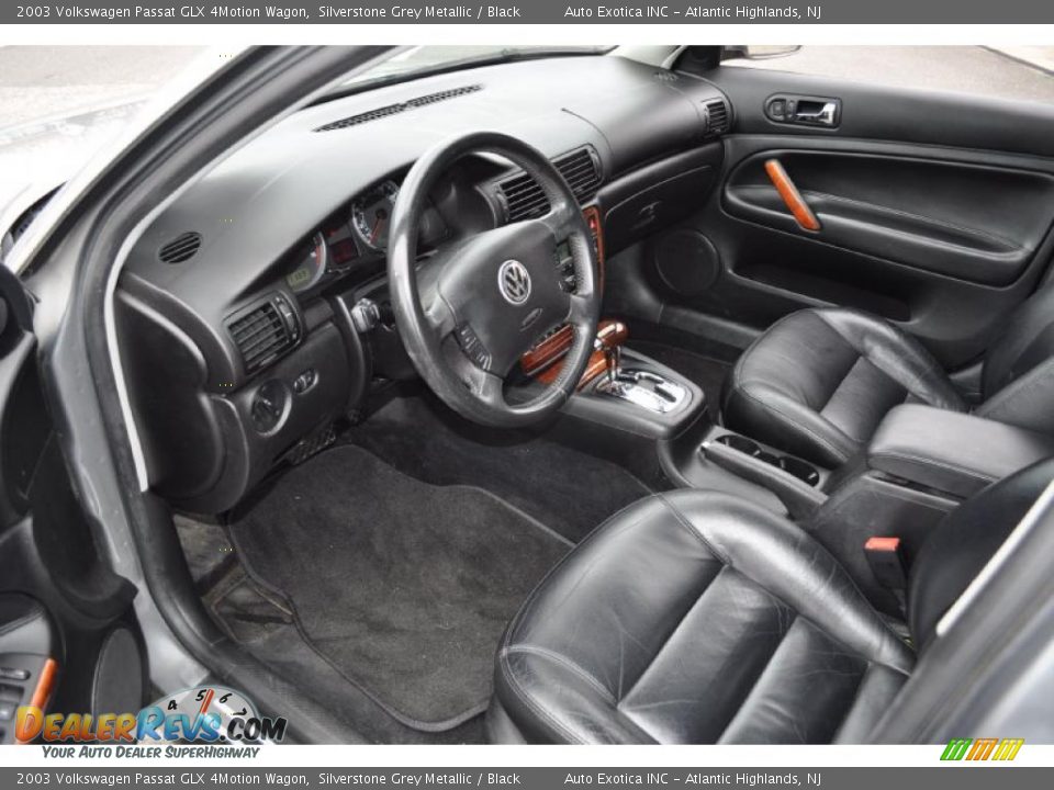 Black Interior 2003 Volkswagen Passat Glx 4motion Wagon