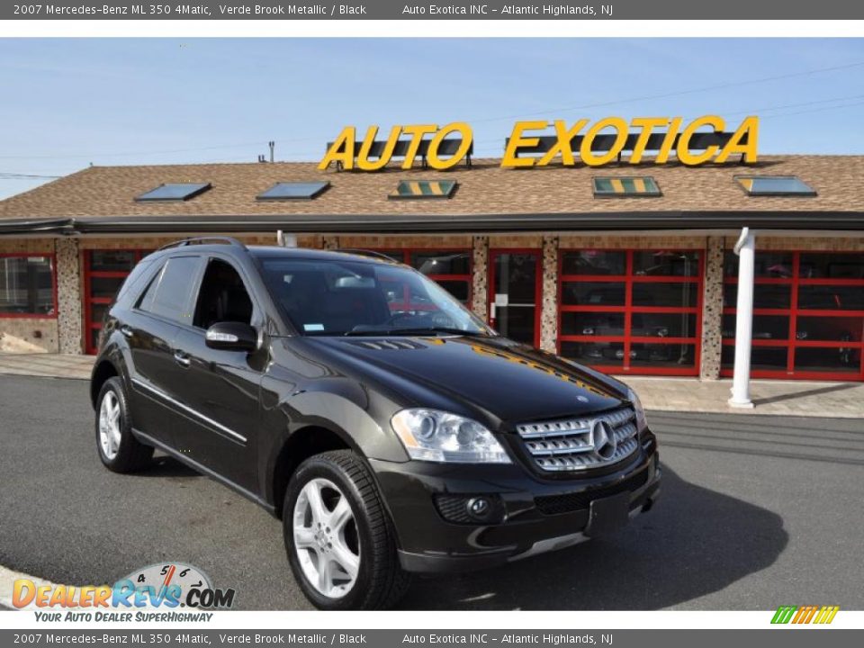 2007 Mercedes-Benz ML 350 4Matic Verde Brook Metallic / Black Photo #2