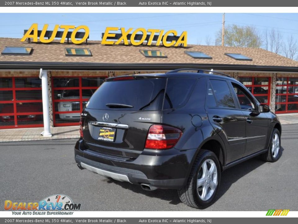 2007 Mercedes-Benz ML 350 4Matic Verde Brook Metallic / Black Photo #3