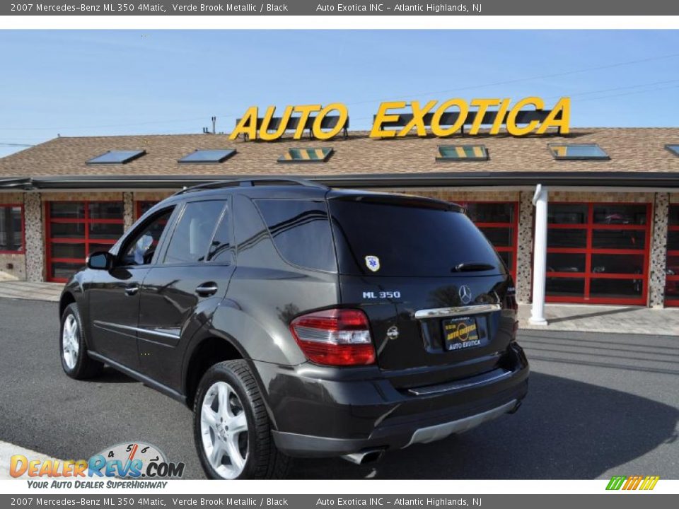 2007 Mercedes-Benz ML 350 4Matic Verde Brook Metallic / Black Photo #4