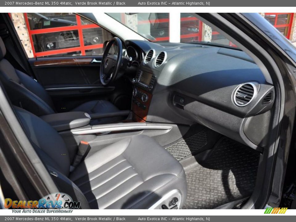 2007 Mercedes-Benz ML 350 4Matic Verde Brook Metallic / Black Photo #7