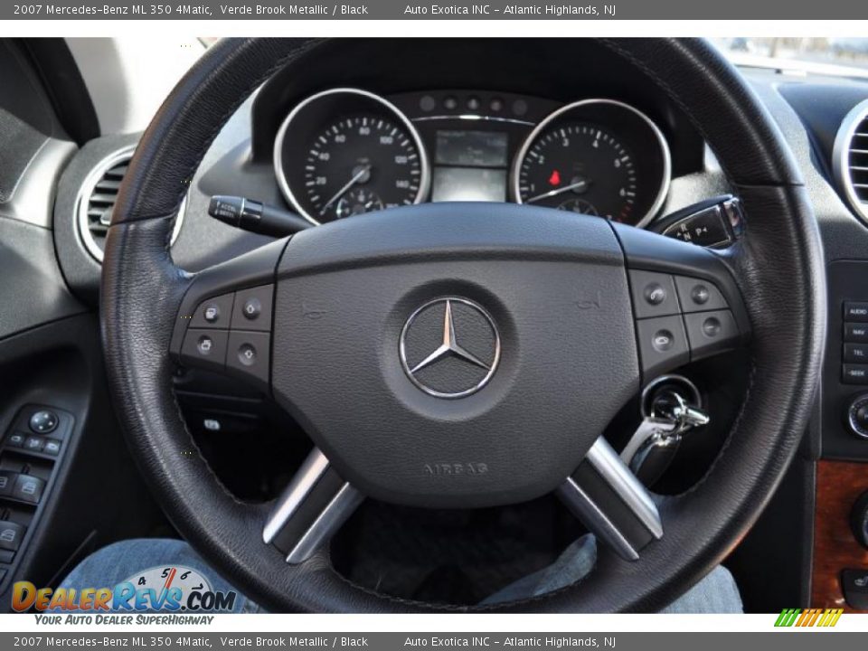 2007 Mercedes-Benz ML 350 4Matic Verde Brook Metallic / Black Photo #10