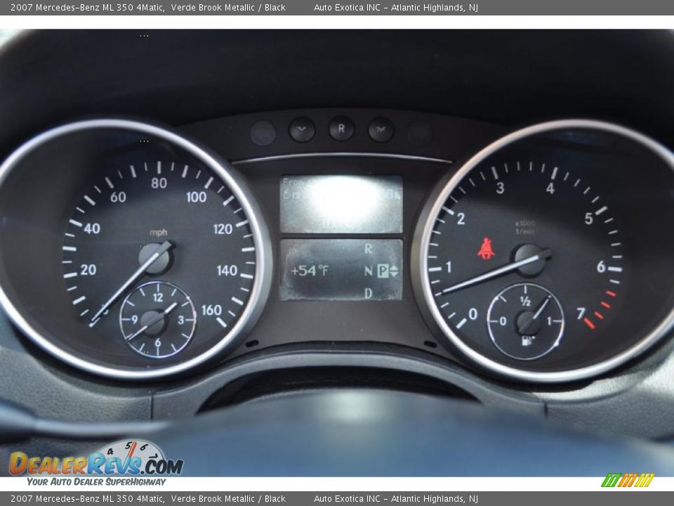 2007 Mercedes-Benz ML 350 4Matic Gauges Photo #11