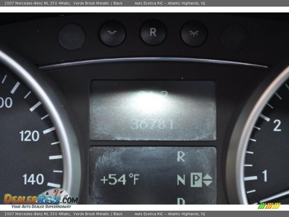 2007 Mercedes-Benz ML 350 4Matic Verde Brook Metallic / Black Photo #12