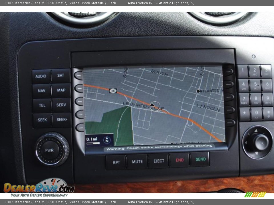 Navigation of 2007 Mercedes-Benz ML 350 4Matic Photo #14