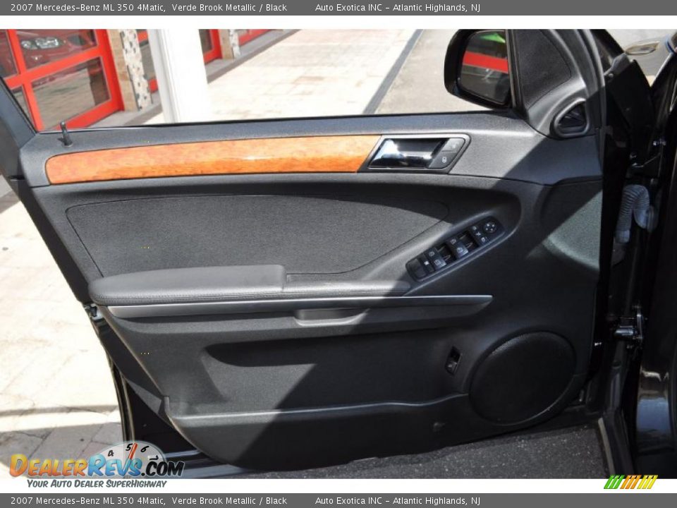 2007 Mercedes-Benz ML 350 4Matic Verde Brook Metallic / Black Photo #21