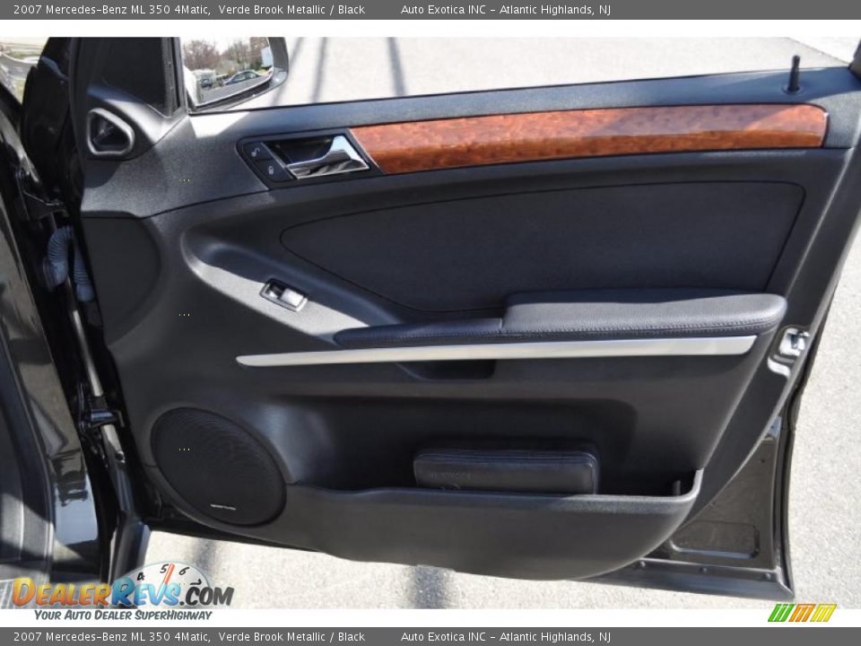 2007 Mercedes-Benz ML 350 4Matic Verde Brook Metallic / Black Photo #23