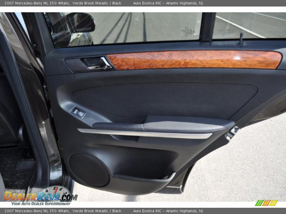 2007 Mercedes-Benz ML 350 4Matic Verde Brook Metallic / Black Photo #25