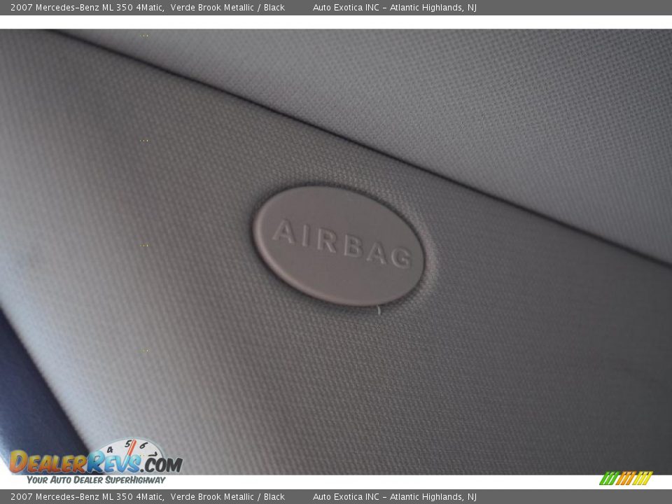 2007 Mercedes-Benz ML 350 4Matic Verde Brook Metallic / Black Photo #28