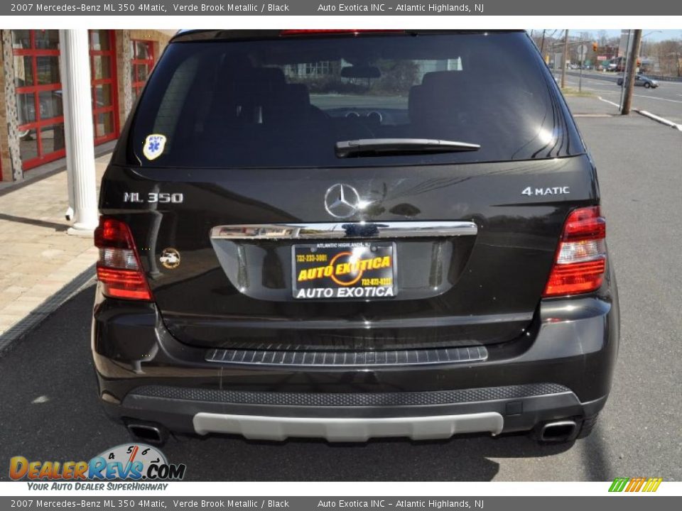 2007 Mercedes-Benz ML 350 4Matic Verde Brook Metallic / Black Photo #31