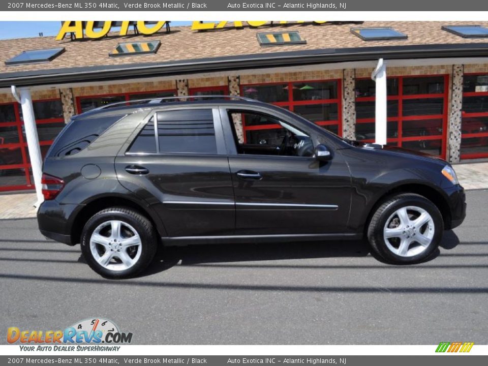 2007 Mercedes-Benz ML 350 4Matic Verde Brook Metallic / Black Photo #34