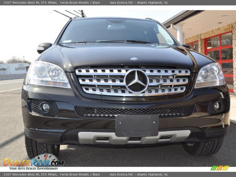 2007 Mercedes-Benz ML 350 4Matic Verde Brook Metallic / Black Photo #36