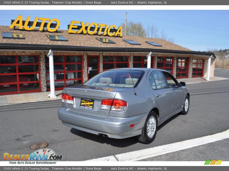 2000 Infiniti G 20 Touring Sedan Titanium Gray Metallic / Stone Beige Photo #3