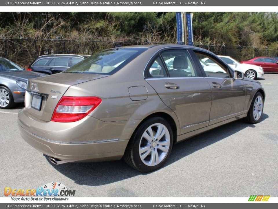 2010 Mercedes-Benz C 300 Luxury 4Matic Sand Beige Metallic / Almond/Mocha Photo #6