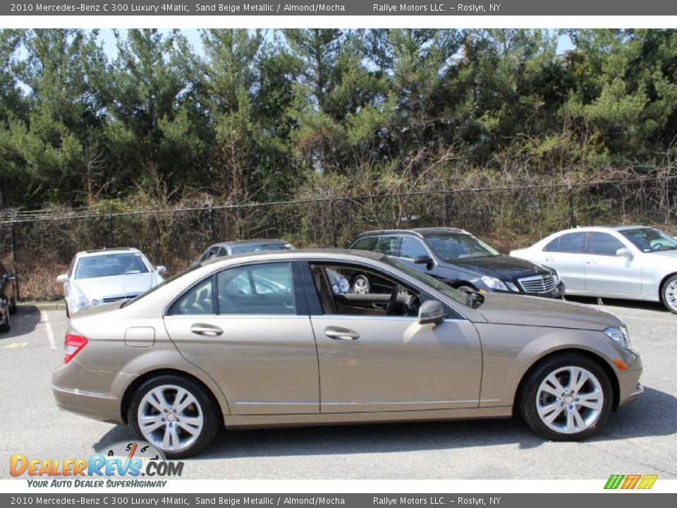 2010 Mercedes-Benz C 300 Luxury 4Matic Sand Beige Metallic / Almond/Mocha Photo #7