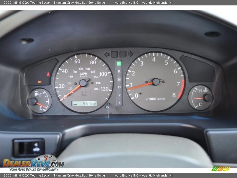 2000 Infiniti G 20 Touring Sedan Gauges Photo #13