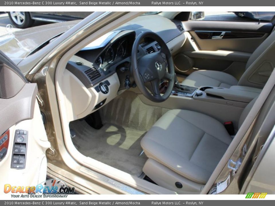 2010 Mercedes-Benz C 300 Luxury 4Matic Sand Beige Metallic / Almond/Mocha Photo #12