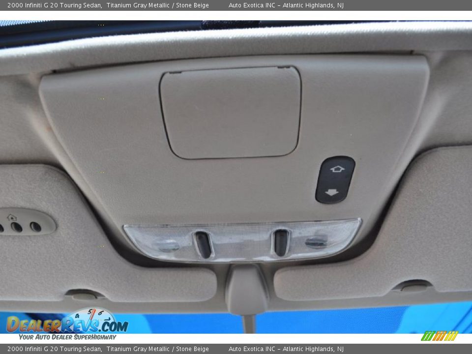 2000 Infiniti G 20 Touring Sedan Titanium Gray Metallic / Stone Beige Photo #19