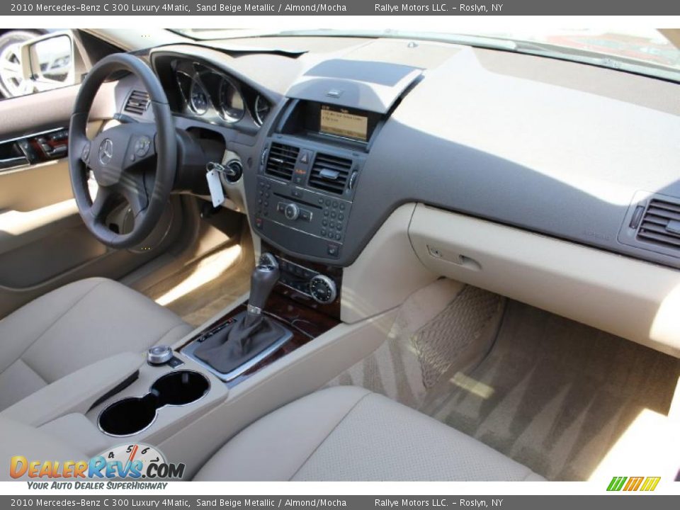 2010 Mercedes-Benz C 300 Luxury 4Matic Sand Beige Metallic / Almond/Mocha Photo #14
