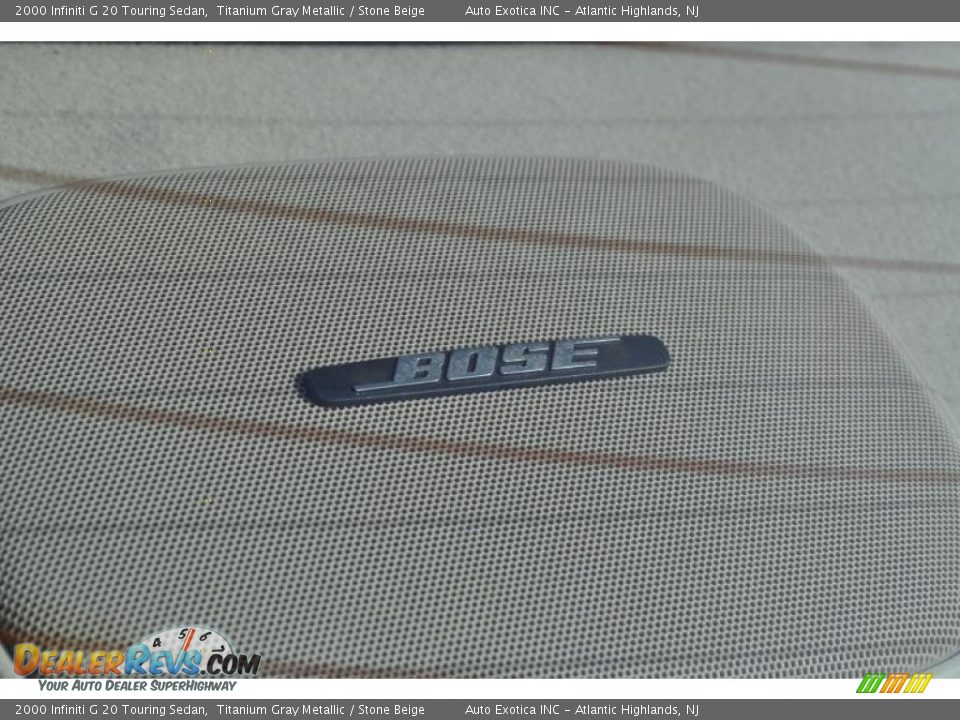2000 Infiniti G 20 Touring Sedan Titanium Gray Metallic / Stone Beige Photo #26