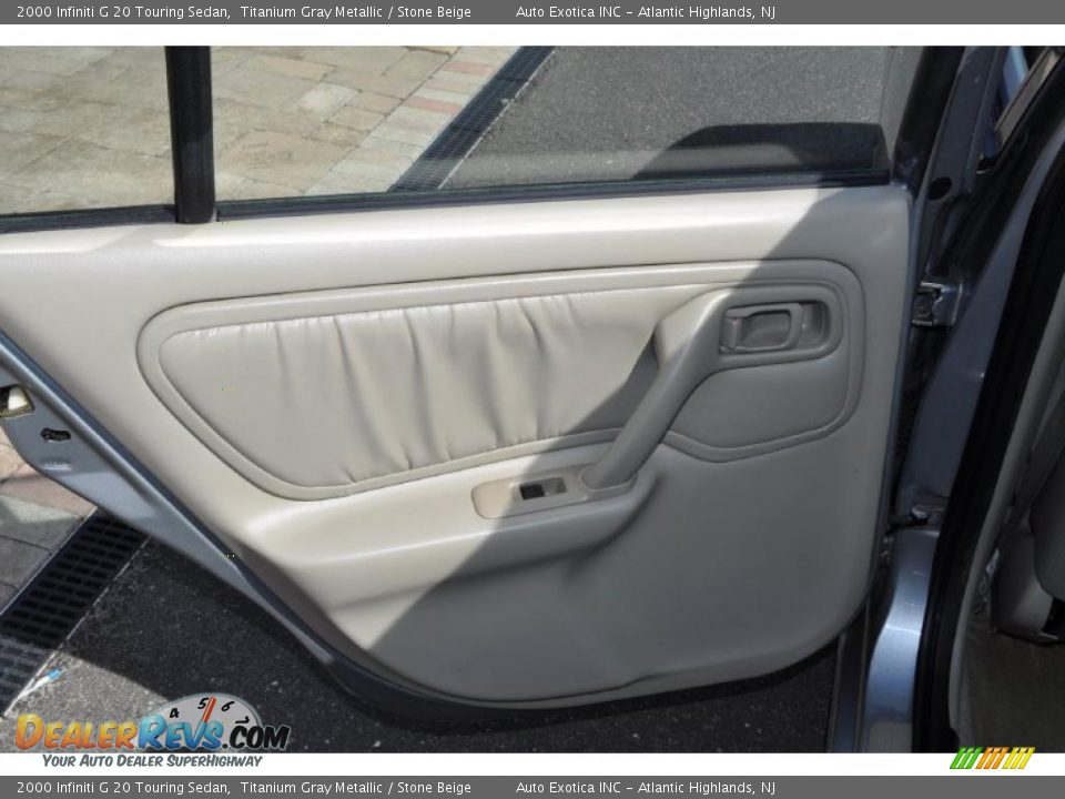 2000 Infiniti G 20 Touring Sedan Titanium Gray Metallic / Stone Beige Photo #27