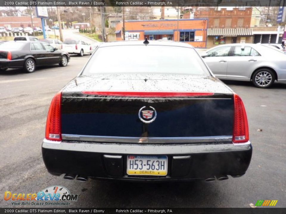 2009 Cadillac DTS Platinum Edition Black Raven / Ebony Photo #4