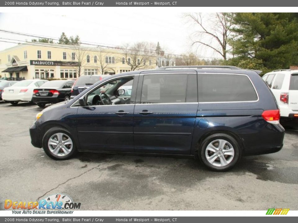 Baltic Blue Pearl 2008 Honda Odyssey Touring Photo #10