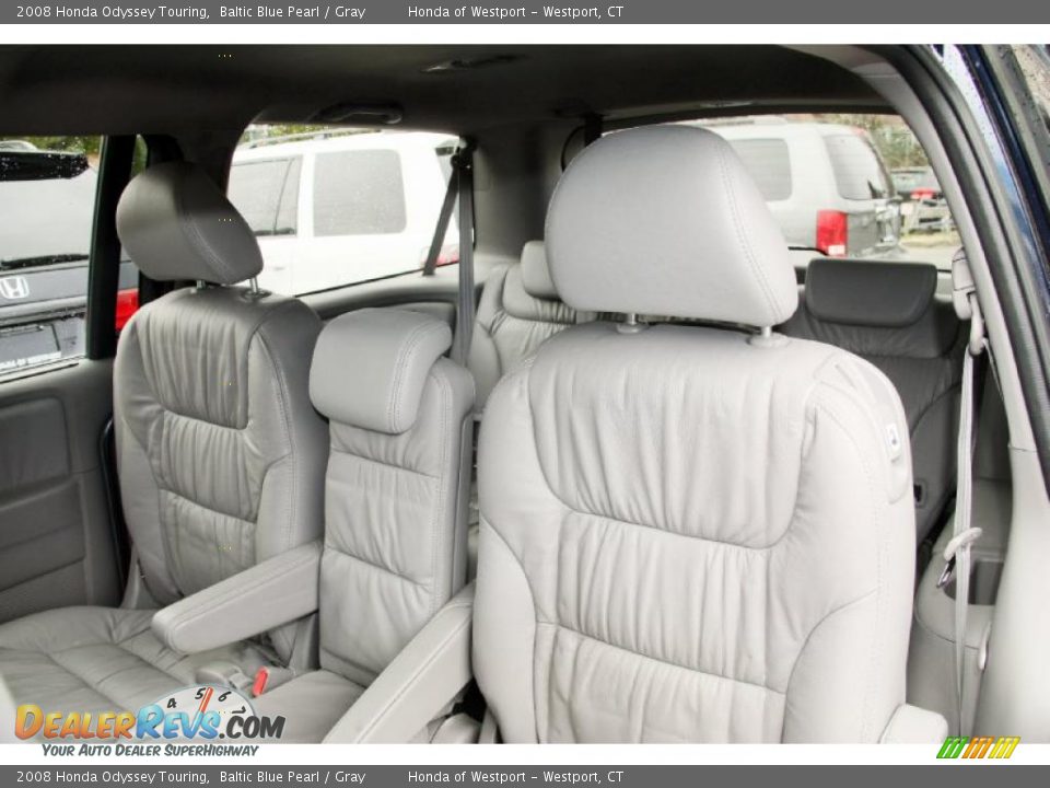 Gray Interior - 2008 Honda Odyssey Touring Photo #12