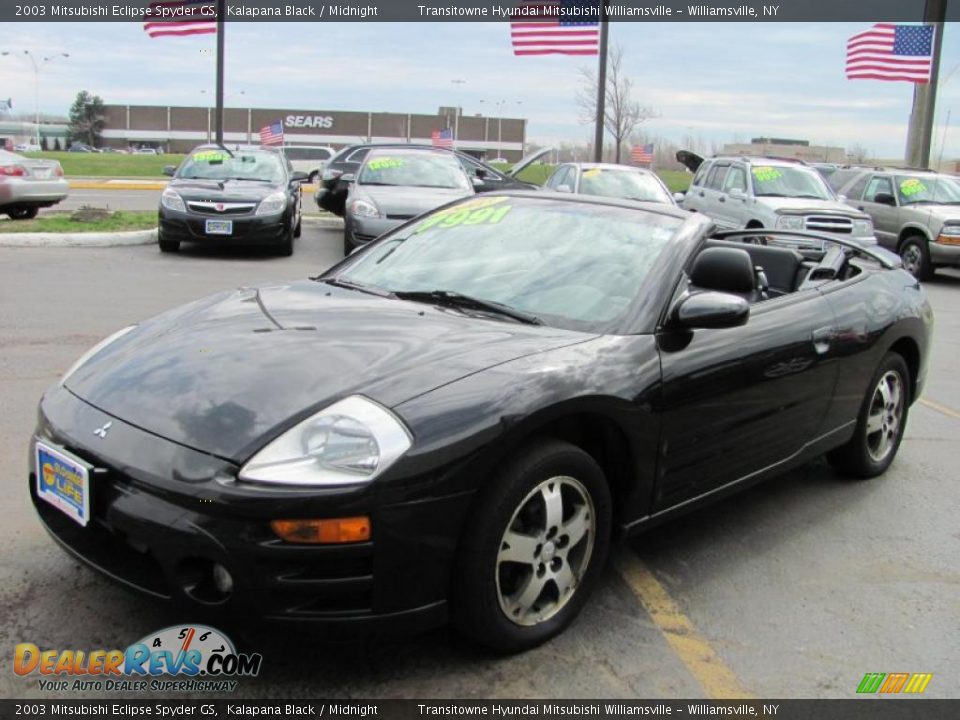 Front 3/4 View of 2003 Mitsubishi Eclipse Spyder GS Photo #1