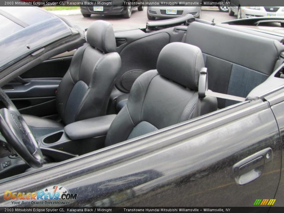 2003 Mitsubishi Eclipse Spyder GS Kalapana Black / Midnight Photo #12