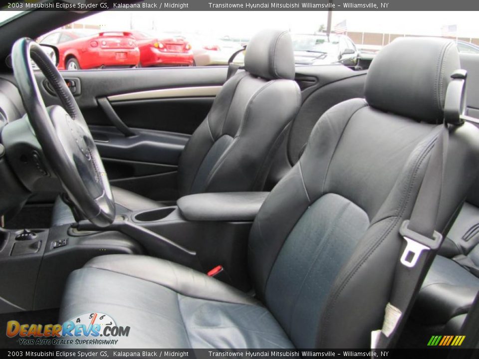 2003 Mitsubishi Eclipse Spyder GS Kalapana Black / Midnight Photo #13