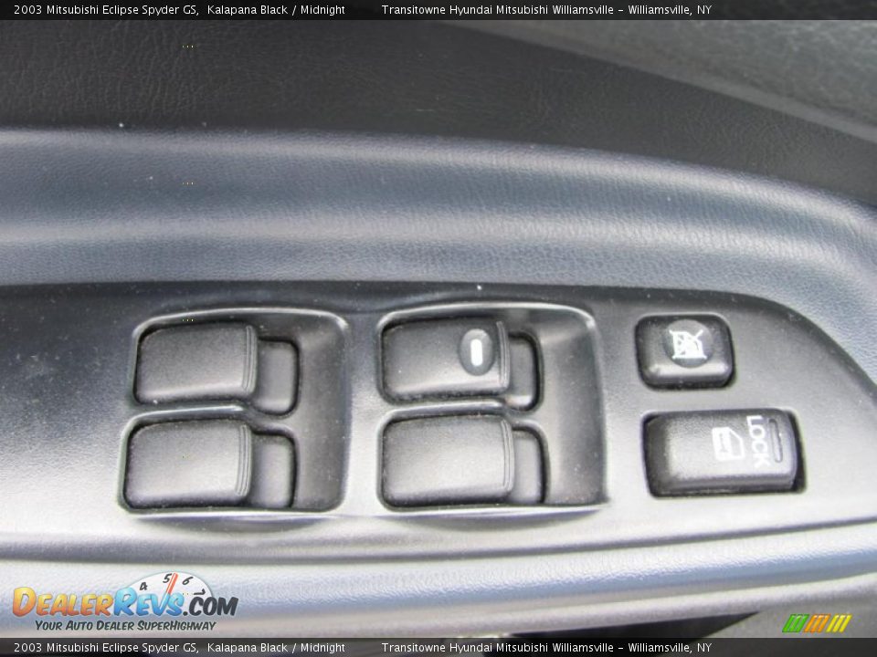 2003 Mitsubishi Eclipse Spyder GS Kalapana Black / Midnight Photo #14