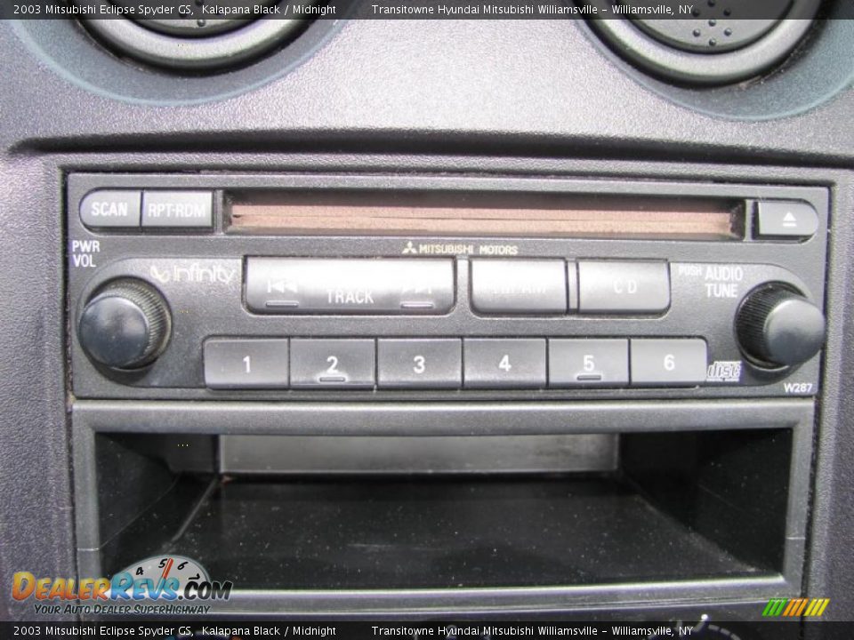 2003 Mitsubishi Eclipse Spyder GS Kalapana Black / Midnight Photo #15