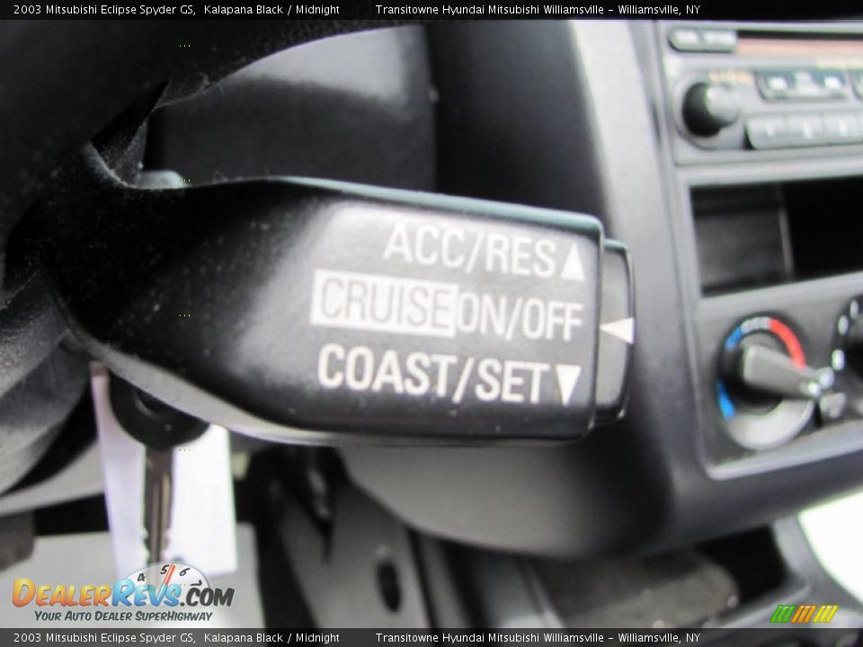 2003 Mitsubishi Eclipse Spyder GS Kalapana Black / Midnight Photo #16