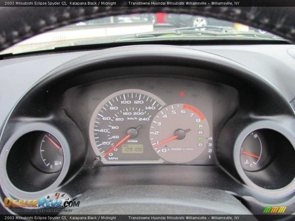 2003 Mitsubishi Eclipse Spyder GS Gauges Photo #17