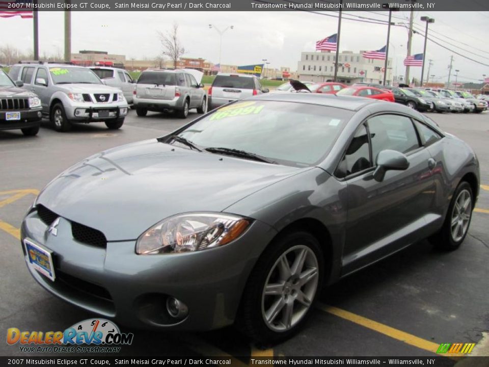 2007 Mitsubishi Eclipse GT Coupe Satin Meisai Gray Pearl / Dark Charcoal Photo #1