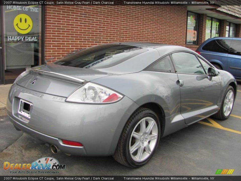 2007 Mitsubishi Eclipse GT Coupe Satin Meisai Gray Pearl / Dark Charcoal Photo #2