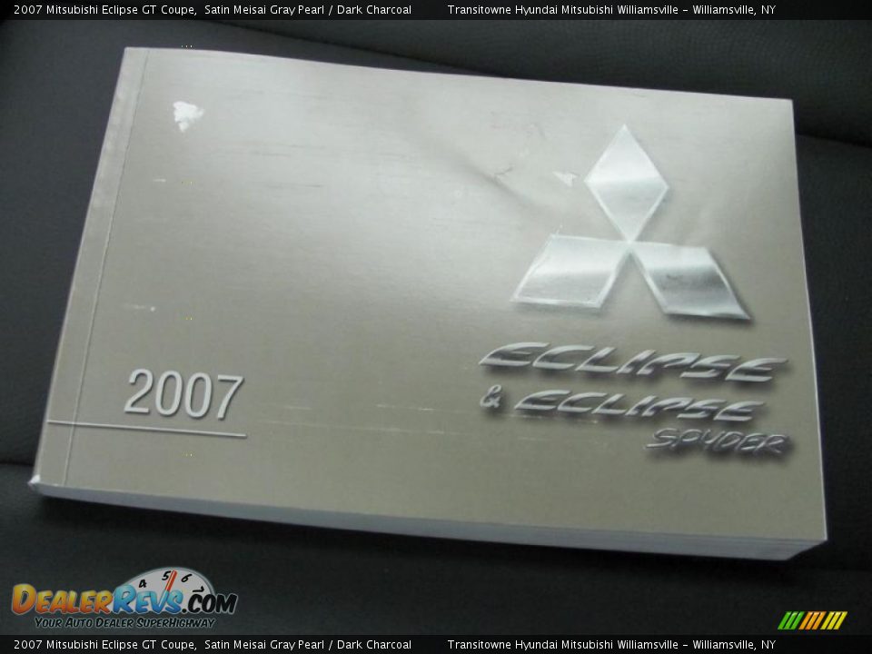 2007 Mitsubishi Eclipse GT Coupe Satin Meisai Gray Pearl / Dark Charcoal Photo #4