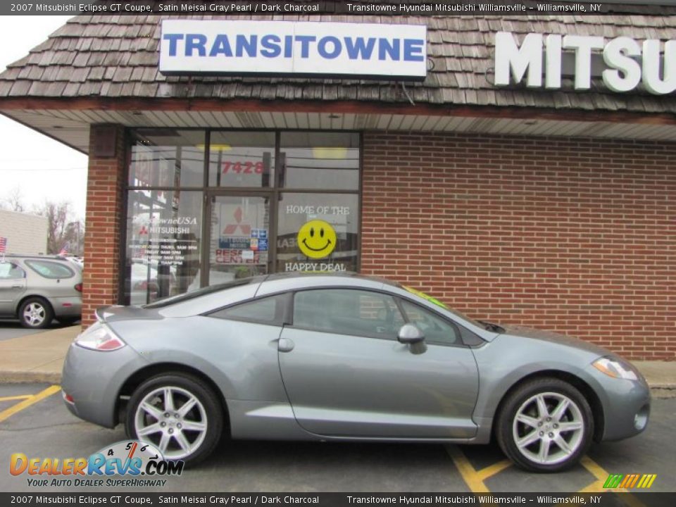 2007 Mitsubishi Eclipse GT Coupe Satin Meisai Gray Pearl / Dark Charcoal Photo #5
