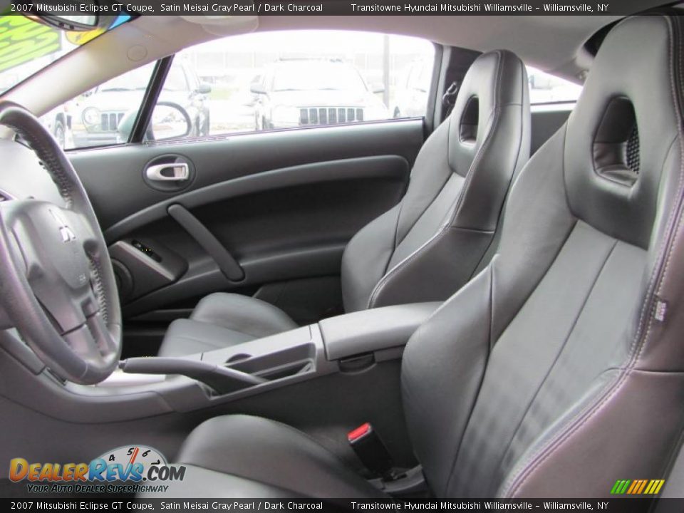 Dark Charcoal Interior - 2007 Mitsubishi Eclipse GT Coupe Photo #10