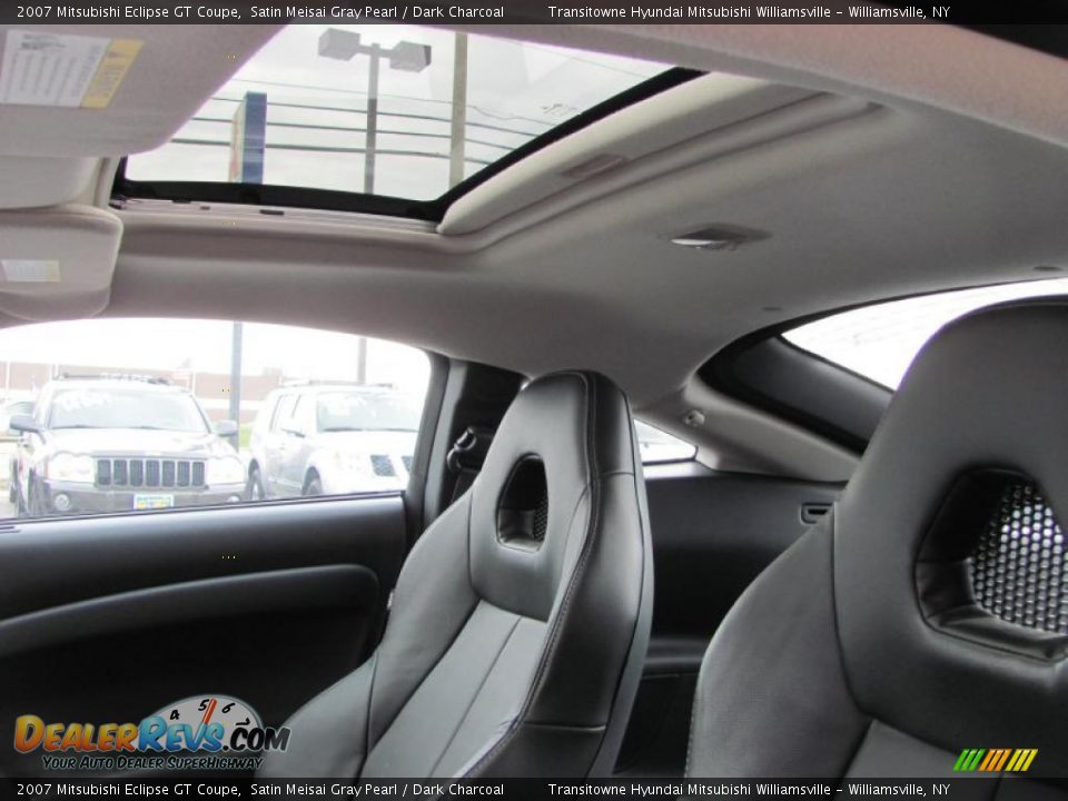 2007 Mitsubishi Eclipse GT Coupe Satin Meisai Gray Pearl / Dark Charcoal Photo #11