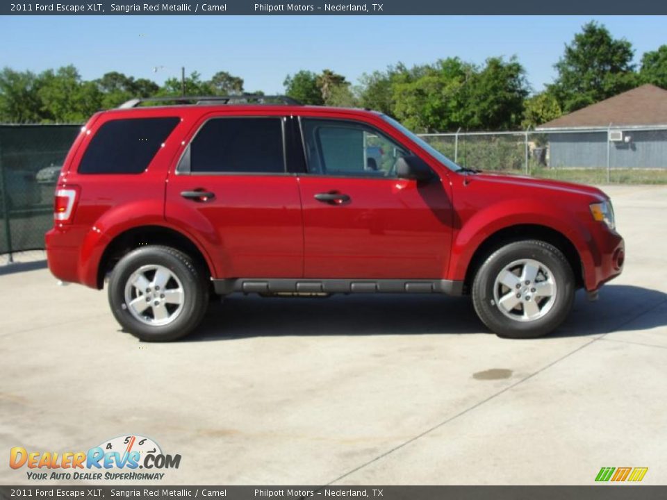 2011 Ford Escape XLT Sangria Red Metallic / Camel Photo #2