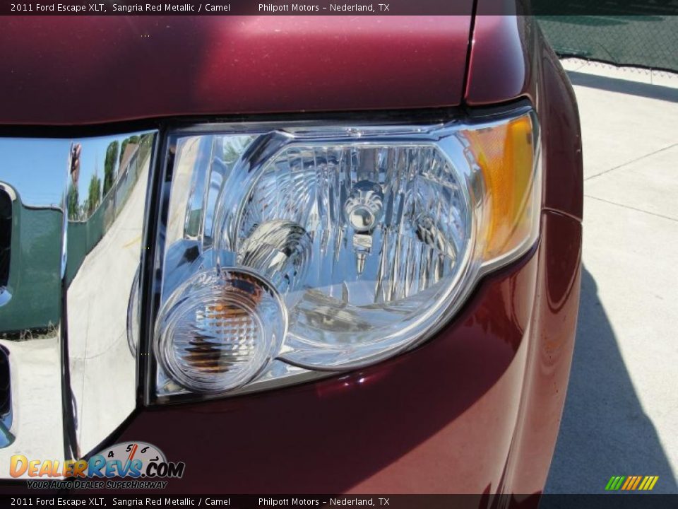 2011 Ford Escape XLT Sangria Red Metallic / Camel Photo #9