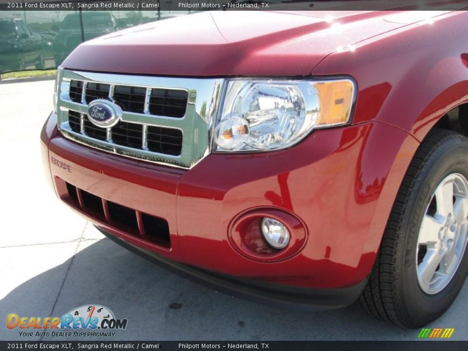 2011 Ford Escape XLT Sangria Red Metallic / Camel Photo #10