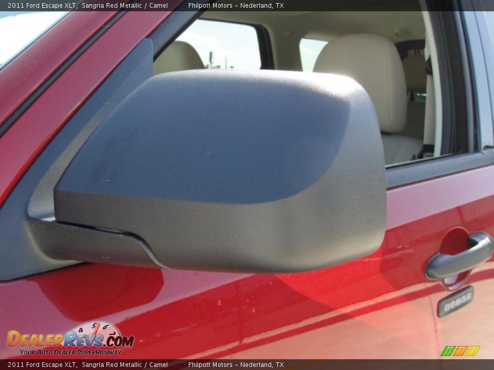 2011 Ford Escape XLT Sangria Red Metallic / Camel Photo #12