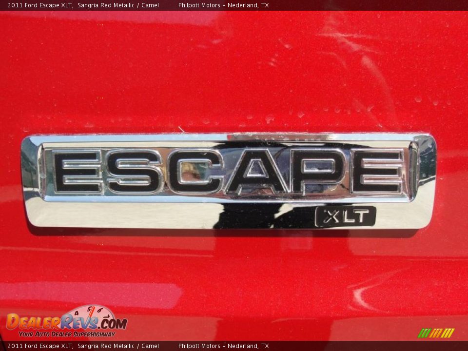 2011 Ford Escape XLT Sangria Red Metallic / Camel Photo #16