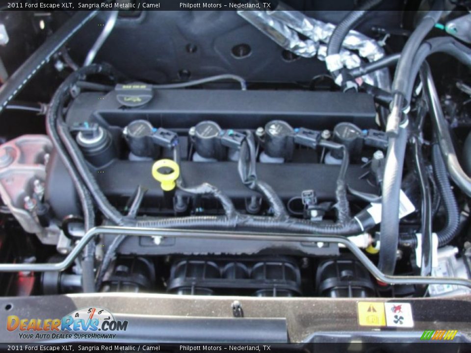 2011 Ford Escape XLT Sangria Red Metallic / Camel Photo #17