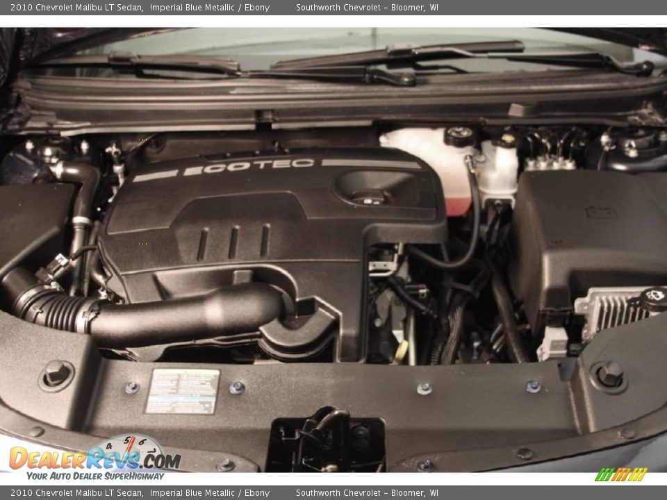 2010 Chevrolet Malibu LT Sedan Imperial Blue Metallic / Ebony Photo #15